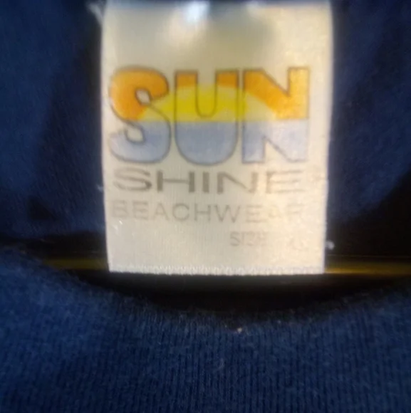 Vintage Navy S/S Dolphin 🐬 Mexico Pullover Shirt Tee XL - Picture 4 of 4